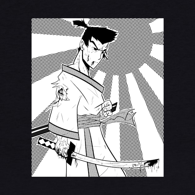 Samurai Jack Manga Style by AchalDraws